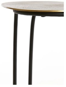 Kovový odkladací stolík 27x43 cm Marsh – Light &amp; Living