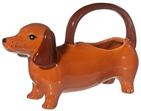 Porcelánová kanvička na zalievanie Sausage Dog – Sass &amp; Belle