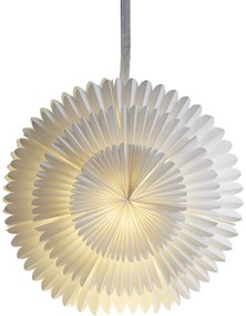 Biela vianočná svetelná dekorácia ø 50 cm Frost - Star Trading