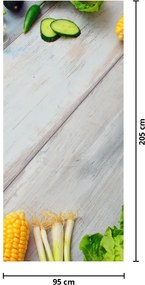 Fototapeta na dvere - Zelenina (95x205cm)