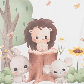 Prebaľovacia podložka Baby Mix Lesné zvieratká 47x70cm