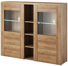 Komoda Larona 2D dub riviera svetlé 46