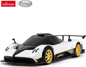 Rastar RC auto Pagani Zonda R 1:14 – rádiom riadené, biele, 33 cm, pre 6+