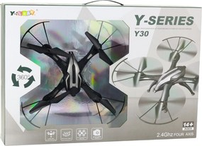 LEAN Toys Dron Y30 diaľkovo ovládané LED svetlá Ľahký gyroskop 360° rotácia