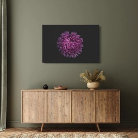Obraz fialovej kvetiny (90x60 cm)
