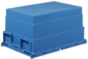 Schoeller Allibert Zasúvacia prepravka s vekom INTEGRA, 600 x 400 x 250 mm