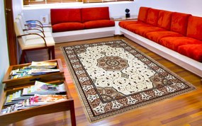 Koberec Adora 5792 CREAM – krémový so vzorom, obdĺžnik Rozmer: 160x220 cm