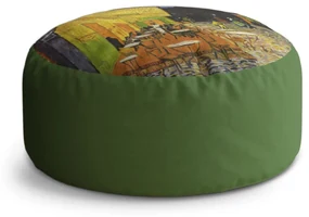 Sablio Taburet Circle Terasa kaviarne v noci - Vincent van Gogh: 40x50 cm