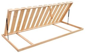 Pevný latkový rošt s bočným výklopom OSLO 200x90 cm AH0002