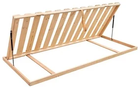 Pevný latkový rošt s bočným výklopom OSLO 200x90 cm AH0002