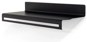 Čierny kovový nástenný vešiak s poličkou 78 cm Sway – Spinder Design