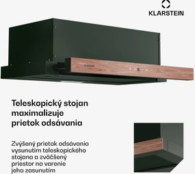 Klarstein ZenFusion digestor, prietok vzduchu 400 m³/h, EEK A, odsávanie/recirkulácia, 3 úrovne, tichý