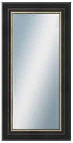 DANTIK - Zrkadlo v rámu, rozmer s rámom 50x100 cm z lišty GREECE čierna (2641)