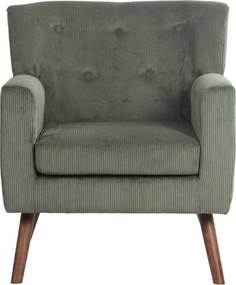 Kreslo Kioni látka cord - zelená