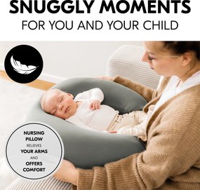 Hauck Univerzálny dojčiaci vankúš NURSE N FEED, Anthracite