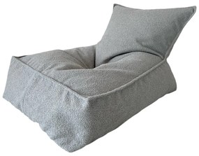 Sedací vak Boucle, sivý