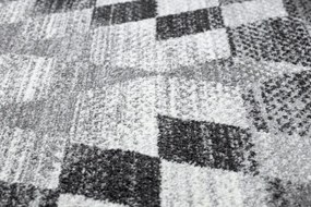 Koberec KAKE 25812677 Geometric - Romby 3D sivý/čierny
