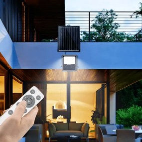 Aigostar - LED Stmievateľný solárny reflektor LED/200W/3,4V IP65 + DO