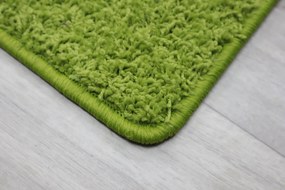 Vopi koberce Kusový koberec Color Shaggy zelený štvorec - 60x60 cm