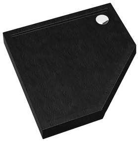 Vanička päťuhlová Black Stone 80x80x12 Espera Plus AQM4697CST