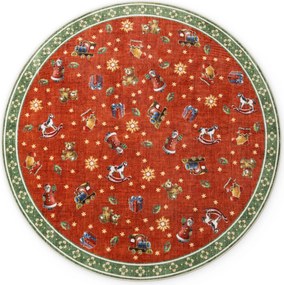 Villeroy & Boch Kusový koberec Toy's delight 106499 Red Green kruh, 160x160 (priemer) kruh, červená, obývacia izba