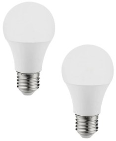 EGLO Sada 2 x LED žiarovka A60, E27, 9,5 W, 806 lm, neutrálna biela / denné svetlo