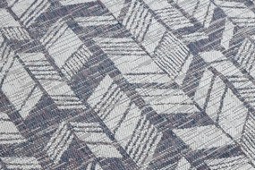 Koberec SIZAL SION Chevron 22180 ecru/nebeský/ružový