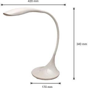 LED stmievateľná lampa VELA 1xLED/6,5W/230V