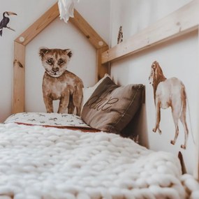 Samolepka do detskej izby sada ríše divov savana L