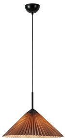 Sivé závesné svietidlo ø 50 cm Plisado – Markslöjd