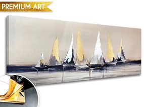 Obrazy na plátne - PREMIUM ART – Plachetnice na mori | rôzne rozmery