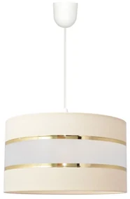 Helam Luster na lanku HELEN 1xE27/15W/230V krémová HE1071