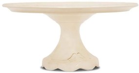 Servírovací podnos okrúhly Provence Ivory, vidiecka keramika, 16x33,5x33,5
