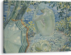 Obraz - Frederick Carl Frieseke, On the Bank, reprodukcia (70x50 cm)