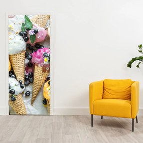 Fototapeta na dvere - Zmrzliny (95x205cm)