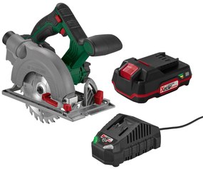 Parkside®  Aku ručná kotúčová píla 20 V Phksa 20 Li + Akumulátor 20 V/2 Ah + Nabíjačka na akumulátor 20 V/2,4 A  (800011363)