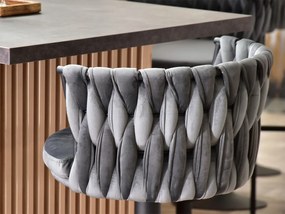 Stolička Adel (grafit + čierna). Akcia -19%. Vlastná spoľahlivá doprava až k Vám domov. 1110642