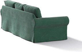 Poťah na sedačku Ektorp STARÝ MODEL (rozkladacia, pre 3 osoby) farba produktu zelená látka lesklá, zamatová