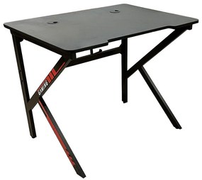 Písací stôl pre hráča Besarion 8769 čierny
