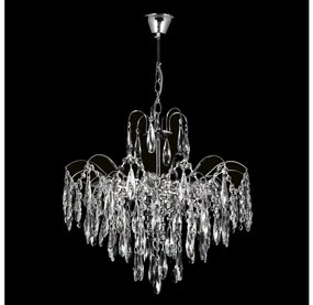 Krištáľový luster na reťazi 6xE27/60W/230V