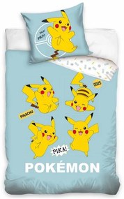 Detské obliečky Pokémon Pika Pika Pikachu 140x200/70x90 cm