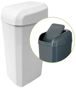 Denox Troya odpadkový kôš 45 l, biely, 45 l