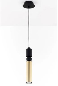 Jupiter 2006 - Luster na lanku ALAS 1xGU10/10W/230V zlatá/čierna