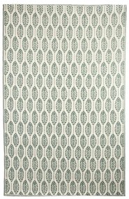 Esschert Design Koberec Leafs, 150x242,5 cm, zelená