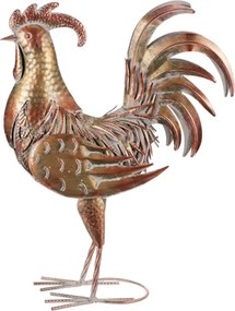 Kohút 53 cm - kovová záhradná dekorácia