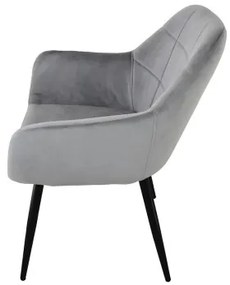 Sammer Kvalitné prešívane stoličky v sivej farbe- 2 kusy v cene HD18152