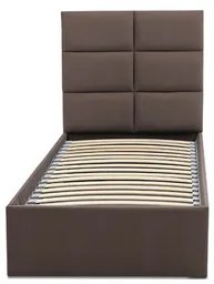 Čalúnená posteľ TORES bez matraca rozmer 90x200 cm Tmavosivá