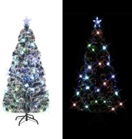 Umelý vianočný stromček, podstavec a LED 210 cm, optické vlákno 242428