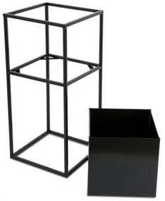 Stojan na kvety 50x24 cm čierna