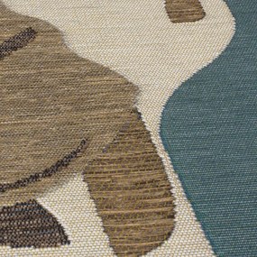 Flair Rugs koberce Kusový koberec Dauntless Eric Giraffe – na von aj na doma - 160x160 (priemer) kruh cm